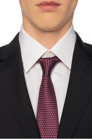 Patterned silk tie, zdjęcie 2 Patterned silk tie od Salvatore Ferragamo